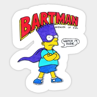 90s Cartoon - Bartman Sticker